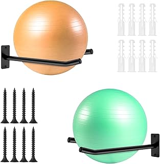 Wall Metal Exercise Ball Storage Rack