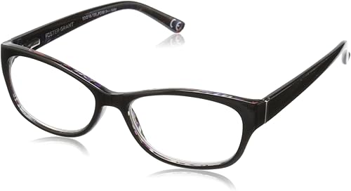 Foster Grant Gafas de lectura redondas de acuarela para mujer