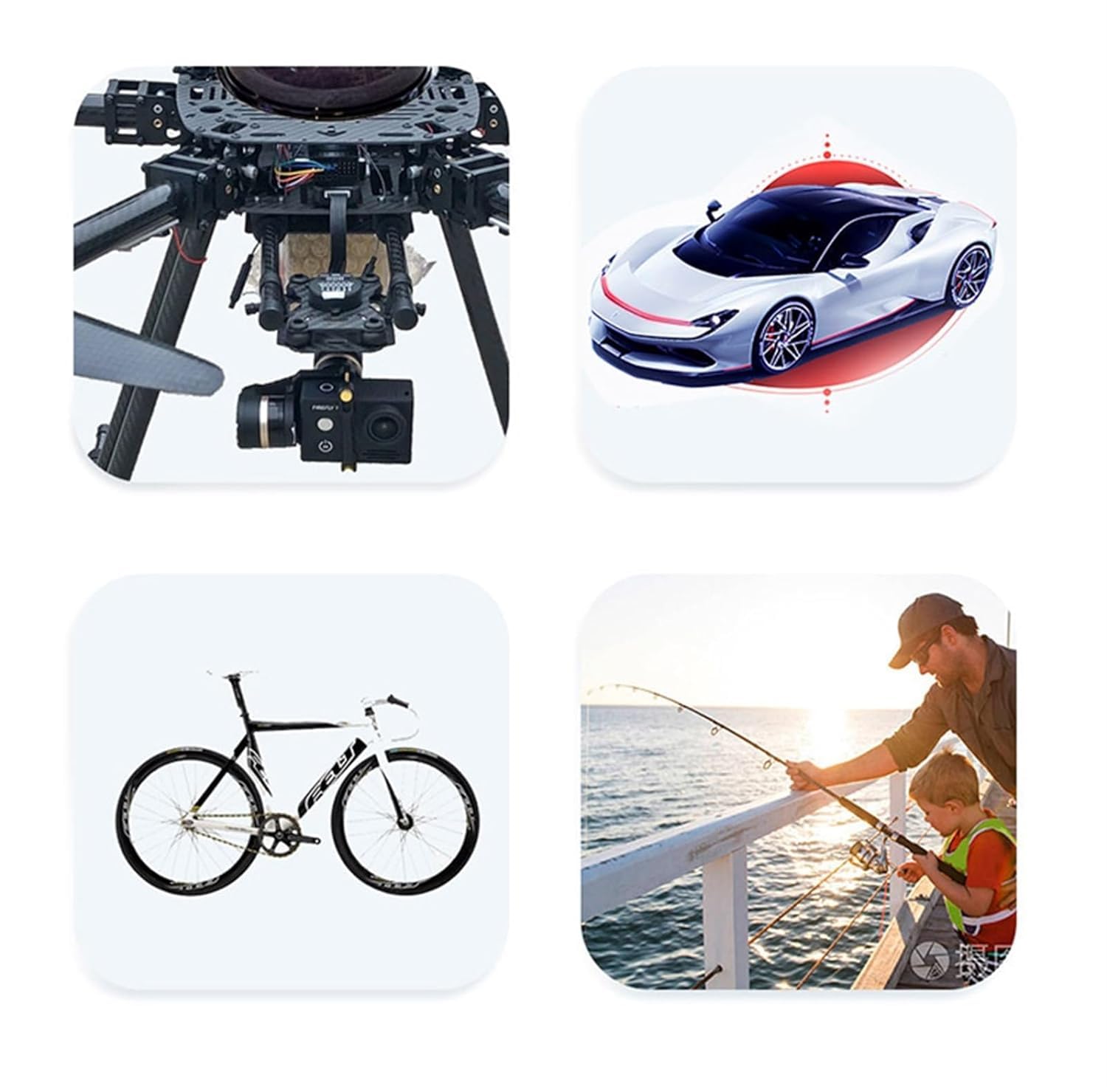 Kohlefaserstäbe 0,5m - 1mm 1,5mm 2mm 3mm Für Modellbau & 3D-Druck