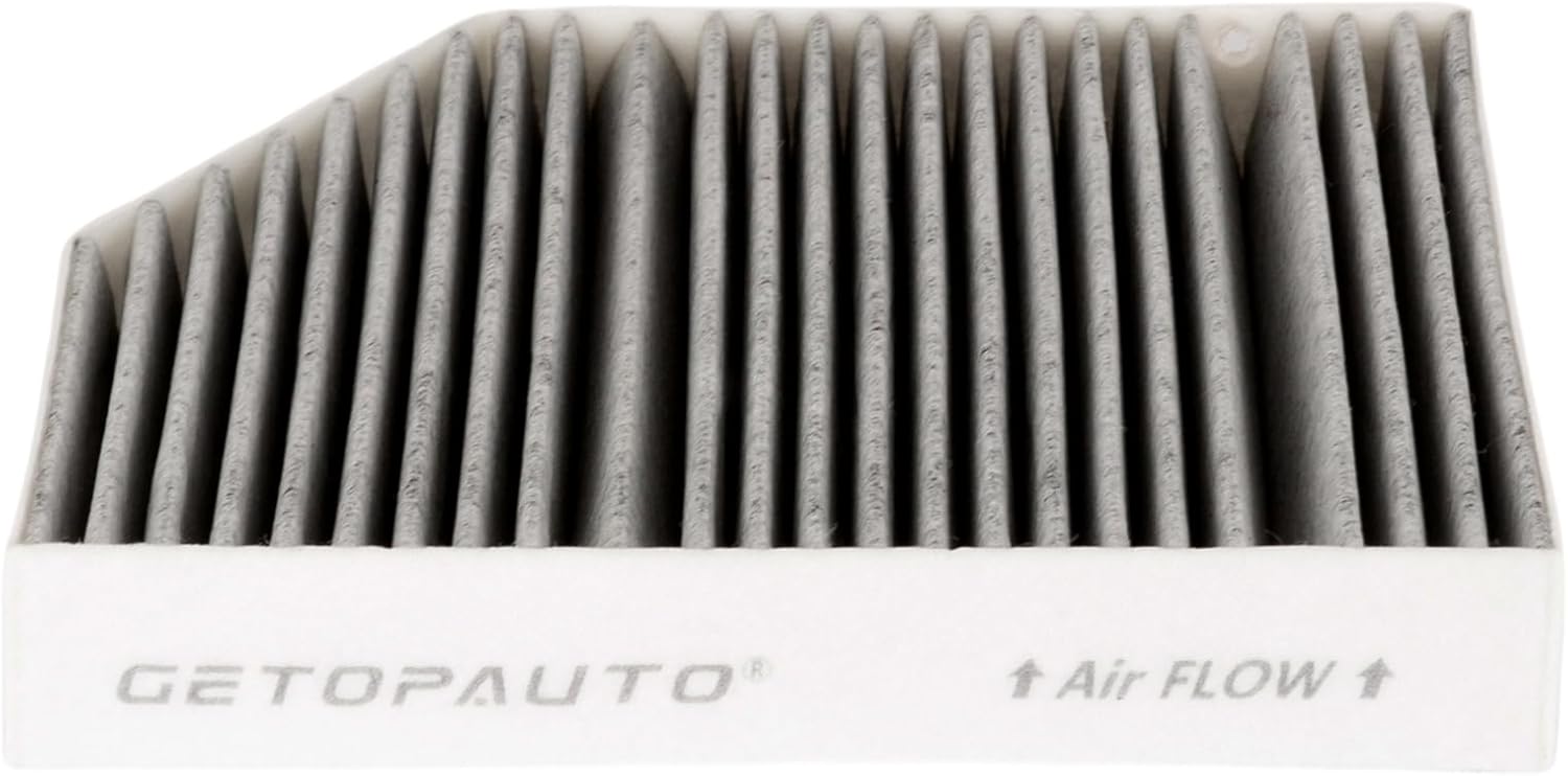 GETOPAUTO 2058350147 Cabin Air Filter with Activated Carbon Compatible with Mercedes-Benz C300,C400,E300,E400,E450,GLC300,GLC350e,C43 AMG,C63 AMG,G550,CLS450,E63 AMG,G63 AMG（Set of 4）