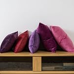 JUSPURBET Eggplant Purple Decorative Lumbar Velvet Throw Pillow Covers 12x20,Pack of 2 Luxury Soft Solid Cushion Cases for Sofa Couch Bed | Cozy Soft Couch Covers with Invisible Zipper for Modern Couch Sofa Bed Living Room Bedroom Home Decor