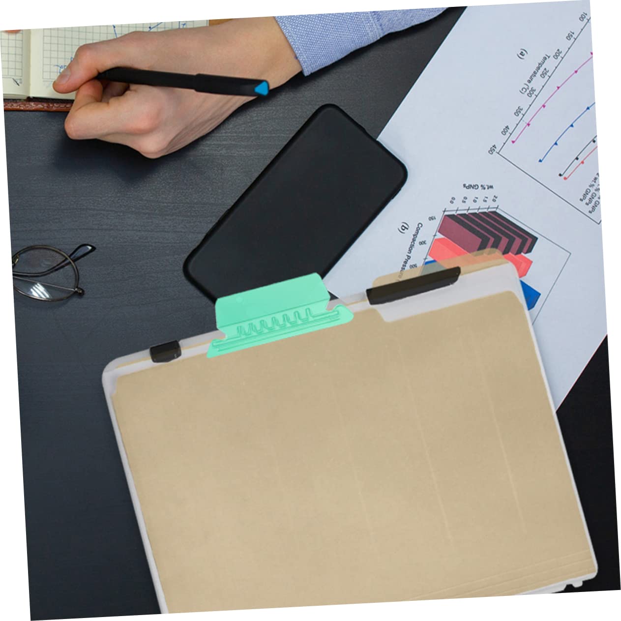 DOITOOL 4 Set Etichette Per Sospese Colorate Con Inserti Trasparenti Per Organizzazione Ufficio E Casa Facili Usare E Riutilizzabili Per Classificazione Documenti 40 Pezzi * 4