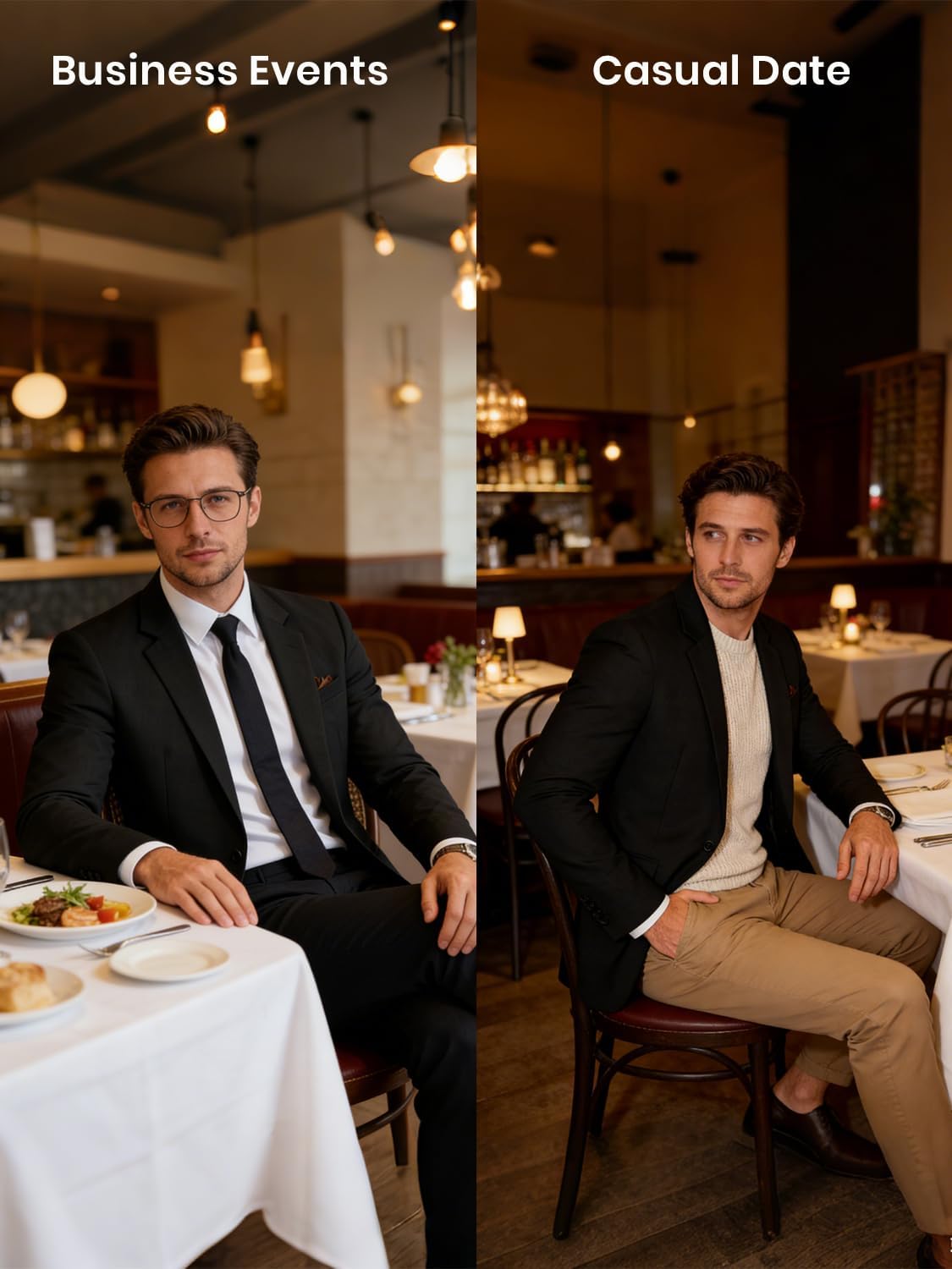 Vssjavun Blazer for Men Casual Suit Jackets Lightweight Sport Coat One Button Slim Fit Suits - Image 2