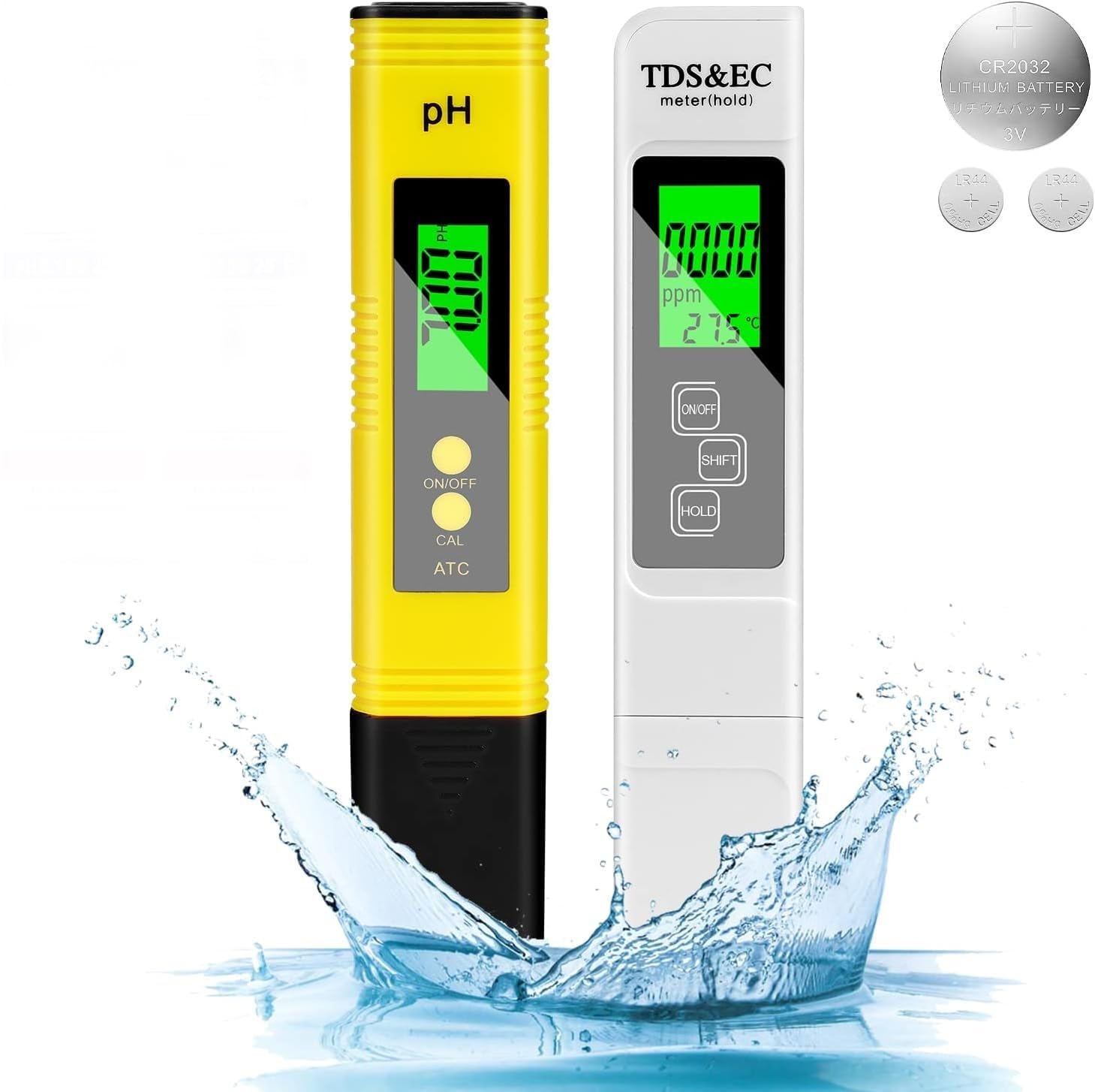 Flintronic PH/TDS/EC/Temp 4 w 1 miernik jakości wody z LCD i podświetleniem do basenu i spa