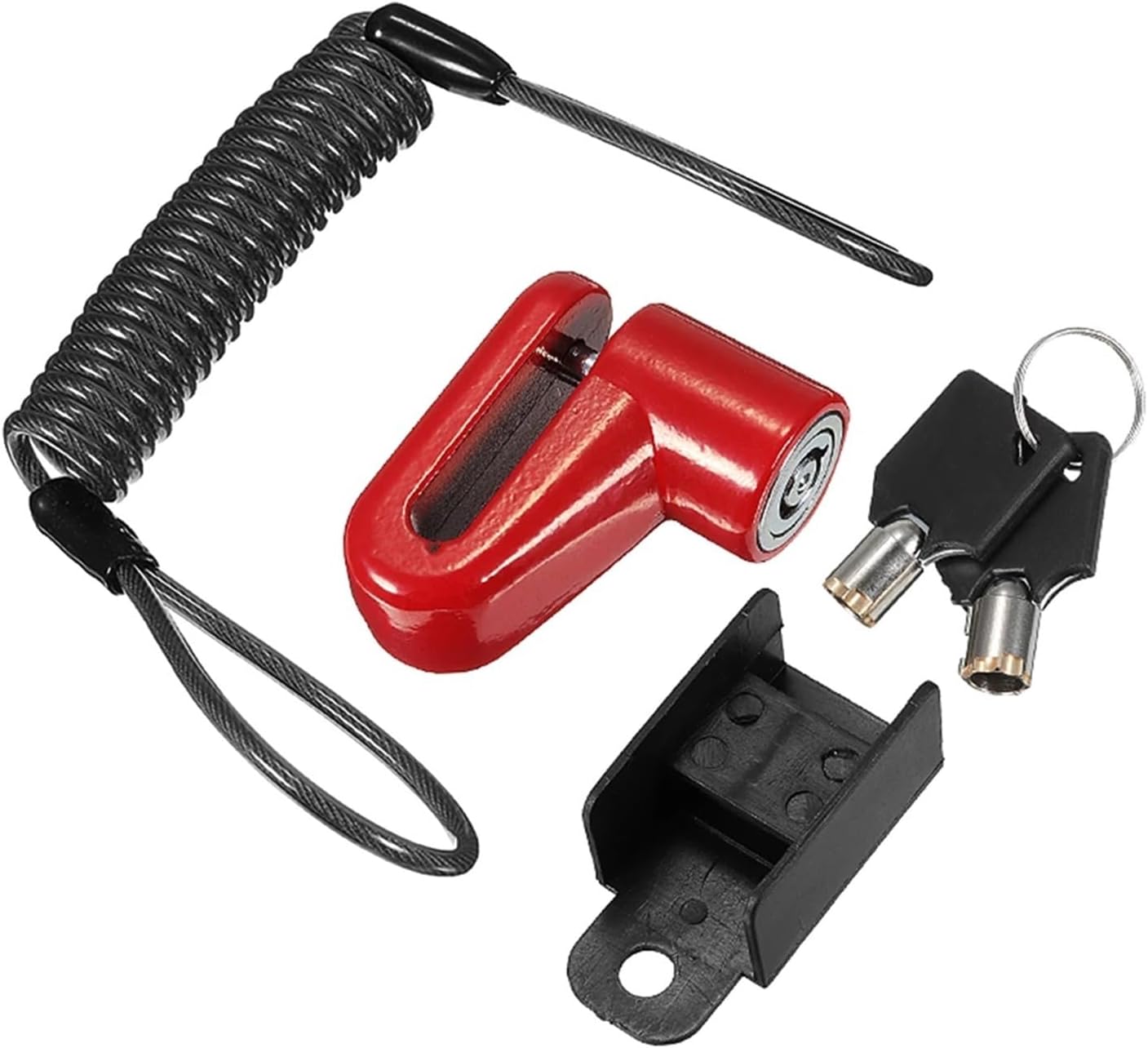 Antitheft Steel Wire Lock Disc Brakes Wheel Locker Replacement,Compatible for Xiaomi M365 Electric Scooter