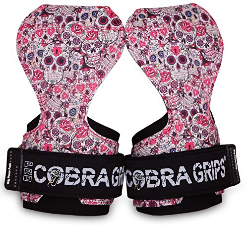 Image of Cobra Grips Weight Lifting Gloves with Adjustable Neoprene Padded Wrist Wraps - Heavy Duty Alternative to Power Lifting Hooks for Deadlifts