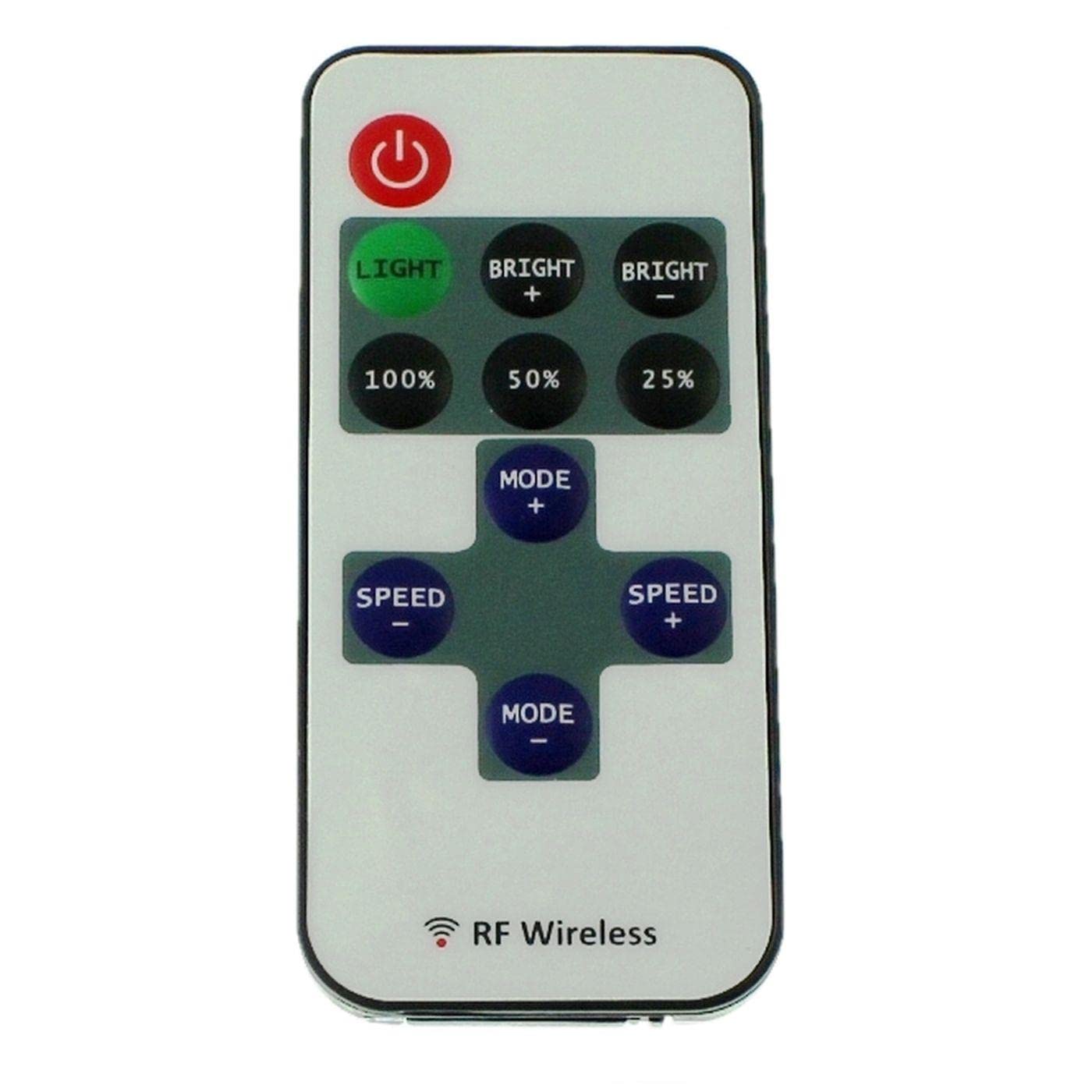 Mini LED RF Kontroler 10Key Pilot zdalnego sterowania 12...24V 144W 2-Pin; jednokolorowy plug + play