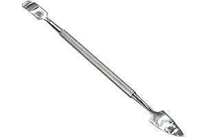 HTS 153S3 Double-Sided Wax and Clay Sculpting Stainless Steel Spatula