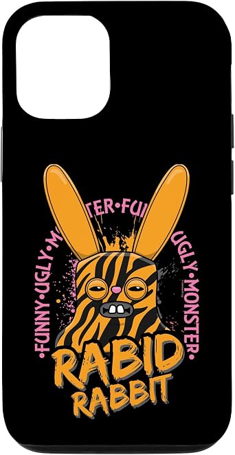 Fuggler Rabid Rabbit Budgie Fuggler Monster Halloween Case for iPhone 12/12 Pro