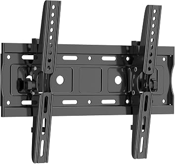 Tilting TV Mount for Most 32-68",42 43 47 49 50 55 60 65 Inch TV Wall Mount Tilt Up and Down,Holds up to 132lbs with Max VESA 400x400mm,Universal Low Profile Flat Monitor Wall Mount TV Bracket