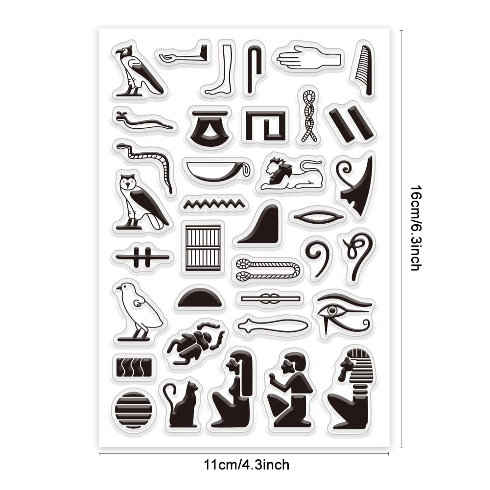 GLOBLELAND Transparente Stempel - Grunge Textur Stempel Für Scrapbooking