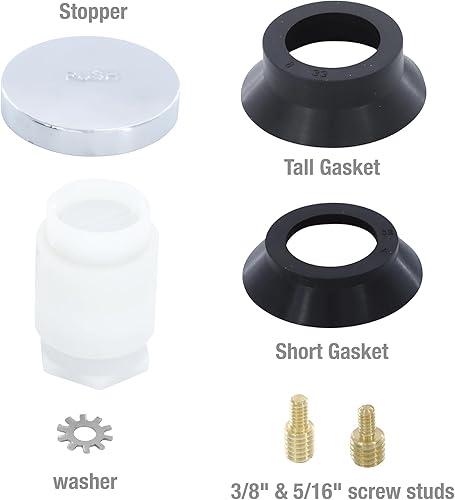 Miniatura 6 de Danco Inc 80811 Tapón para desagüe de tina operado por el pie cromado