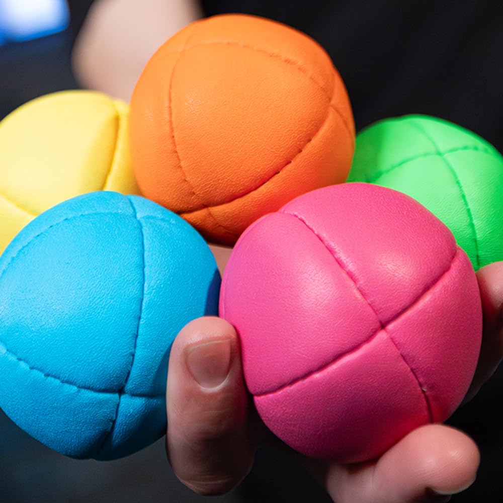 Infinity Juggling Ball - różowa (ręcznie wykonana w UE, używana przez Pro Jugglers, zawiera aplikację do nauki sztuczek)