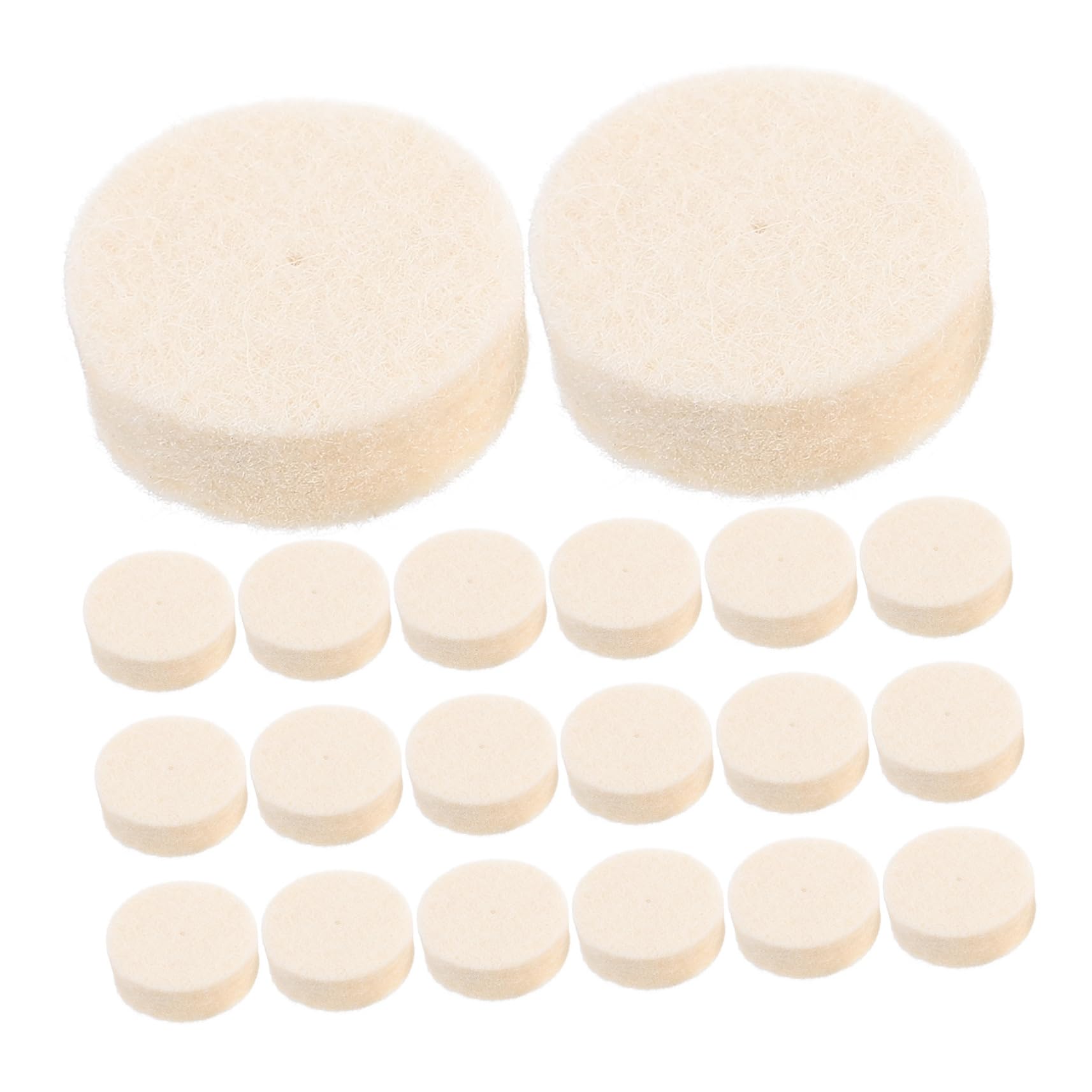 Zerodeko 4 set Tampone Lucidante In Lana Spazzola Per Ruota Lucidatrice In Lana Tamponi Per Lucidatura Ruota Per Lucidatura Utensile Rotante Kit Per Lucidatura 100 pezzi*4