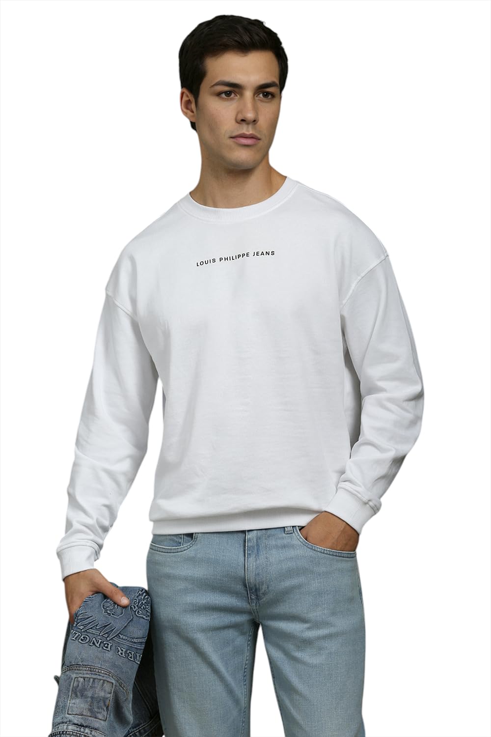 louis philippe Men's Cotton Round Neck Sweatshirt-picture-36