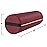 Saloniture Jumbo Round Massage Table Bolster Pillow Pad - 26 x 9 Inch - Burgundy