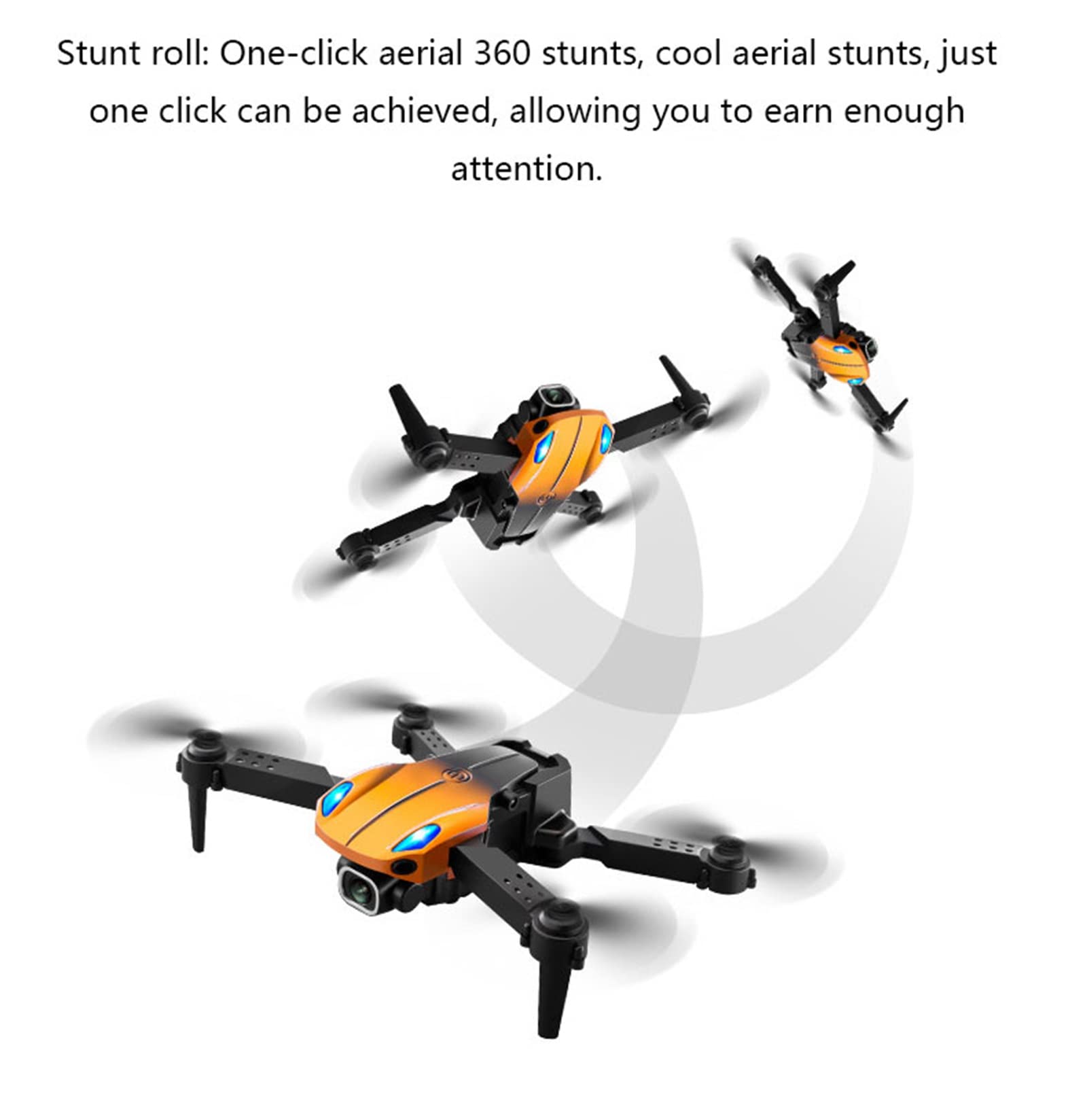 Drone, UAV, dron z dwoma kamerami do fotografii lotniczej 4K, dron z automatycznym unikaniem przeszk贸d w wysokiej rozdzielczo艣ci, kontrola aplikacji MV do robienia zdj臋膰 gestami