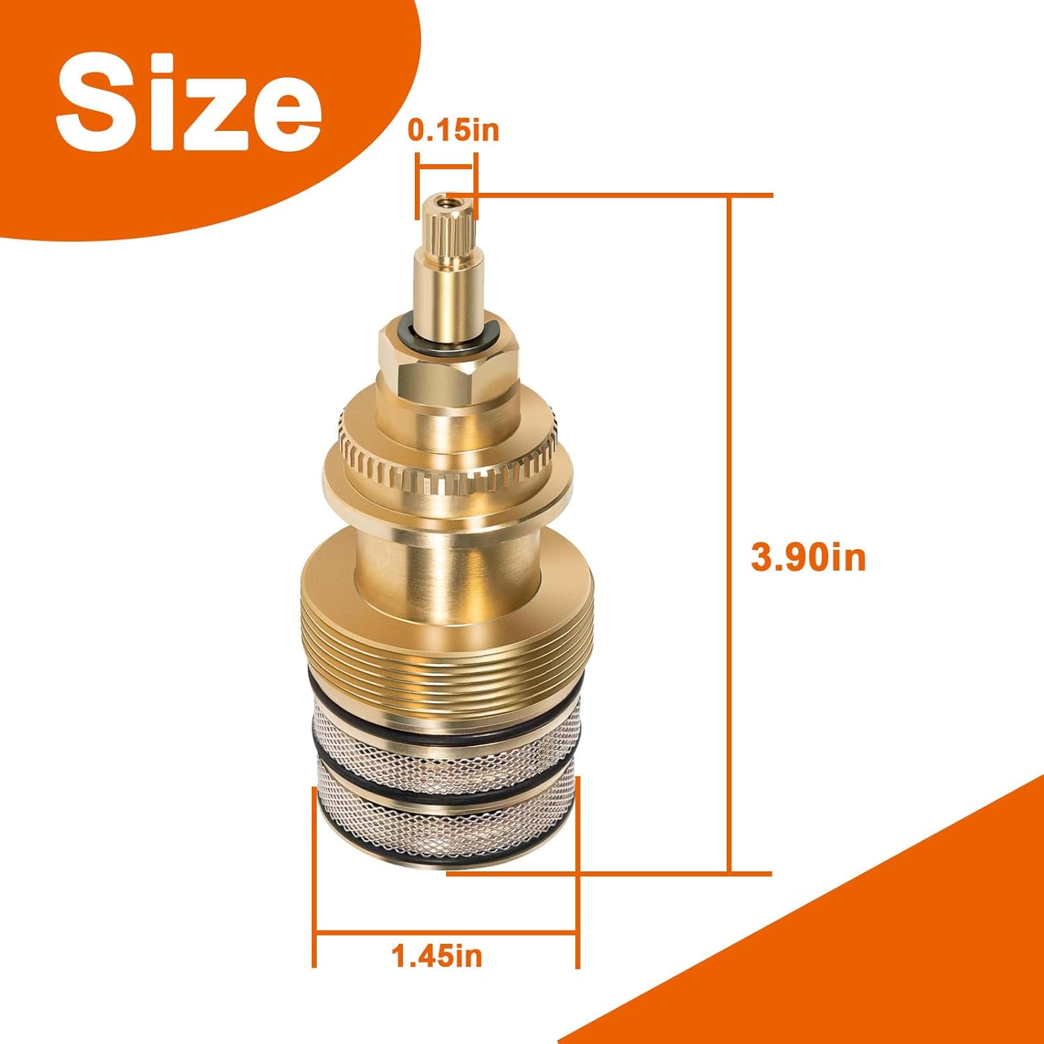 YMT 78913 Thermostatic Water Valve, 3/4’’ Valve High Flow Rate Cartridge Fits for Kohler K400/K401