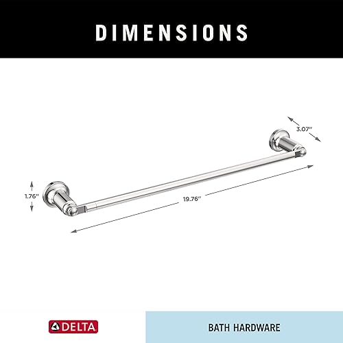 Vista 46 de DELTA 73508-SS Saylor Bath Hardware Toallero, Acero inoxidable