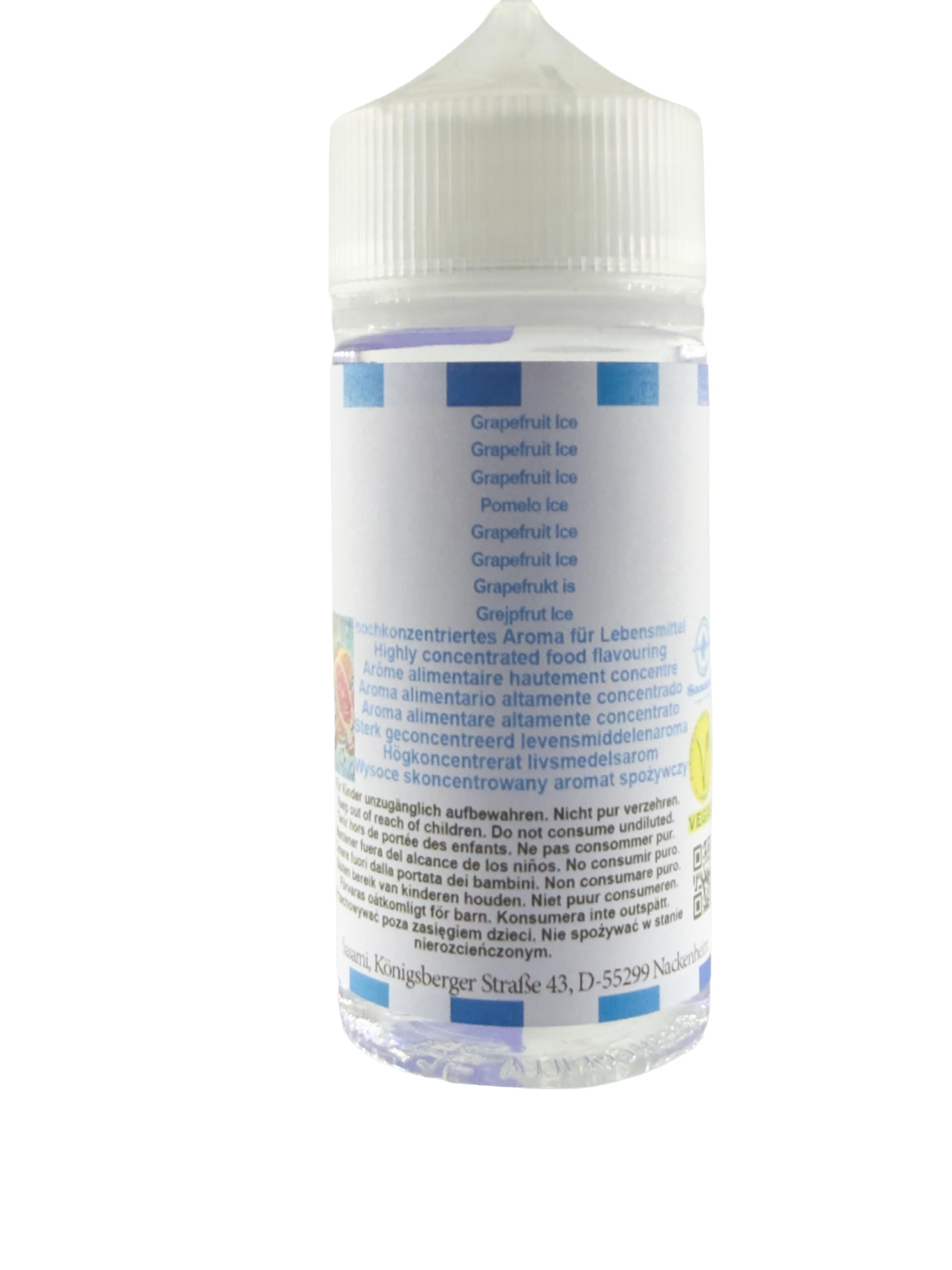 Grejpfrut Ice aromat koncentrat – Wegański – Sasami – 100ml