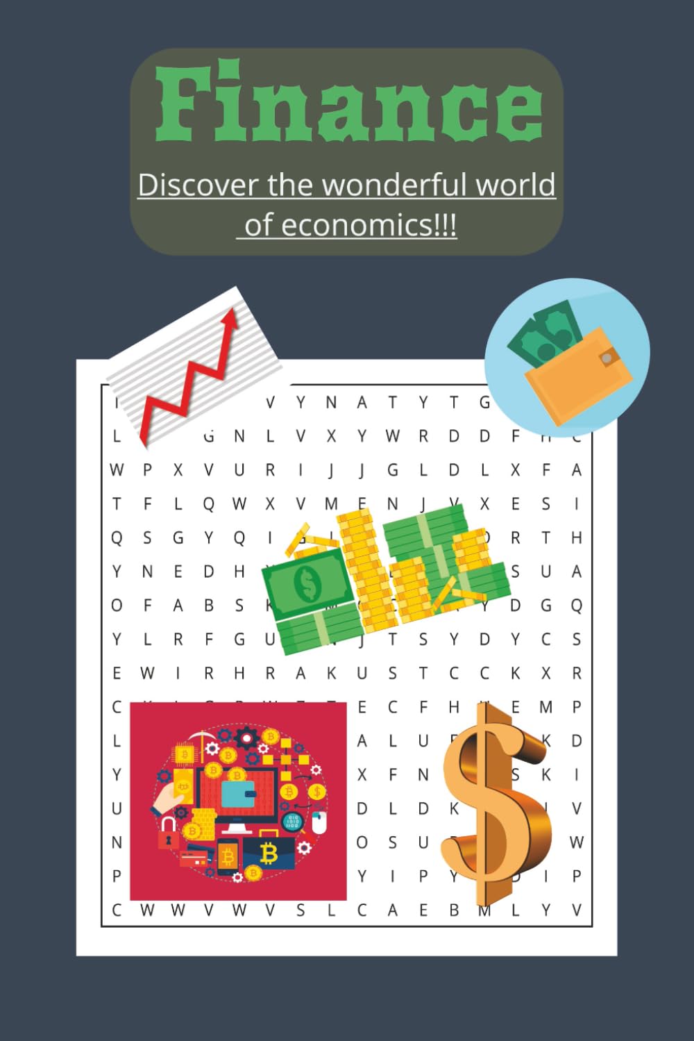 Finance word search puzzle book: Word Searches with Easy to Read Print about Finance, Economics, money and more | 6x9 inches, 110 pages, 50+ puzzles | Gift for Vacation, Free Time and Holidays