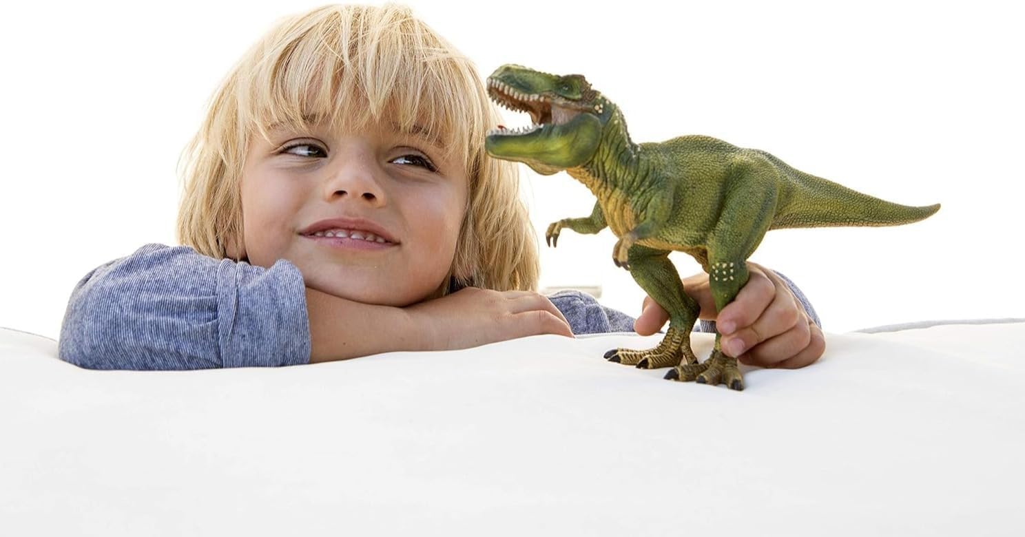 Schleich Dinosaurs | Tyrannosaurus Rex 14525 | Dinosaurio Realista con mandíbula móvil | Gran Regalo para niños y niñas | Juguete de Dinosaurio Partir de 3 años | 28 x 10 x 14 cm