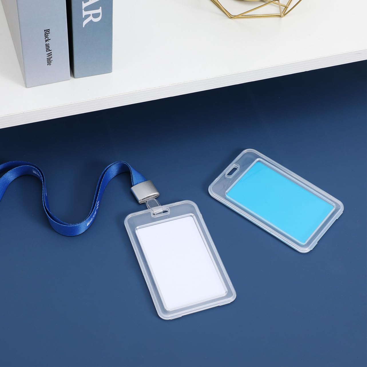 Housoutil 3 Series Fundas De Plástico Transparentes Para Tarjetas De Identificación Soporte De Insignia Para Oficina Diseño Práctico Y Duradero Para Casa Escuela Y 20 Piezas X 3