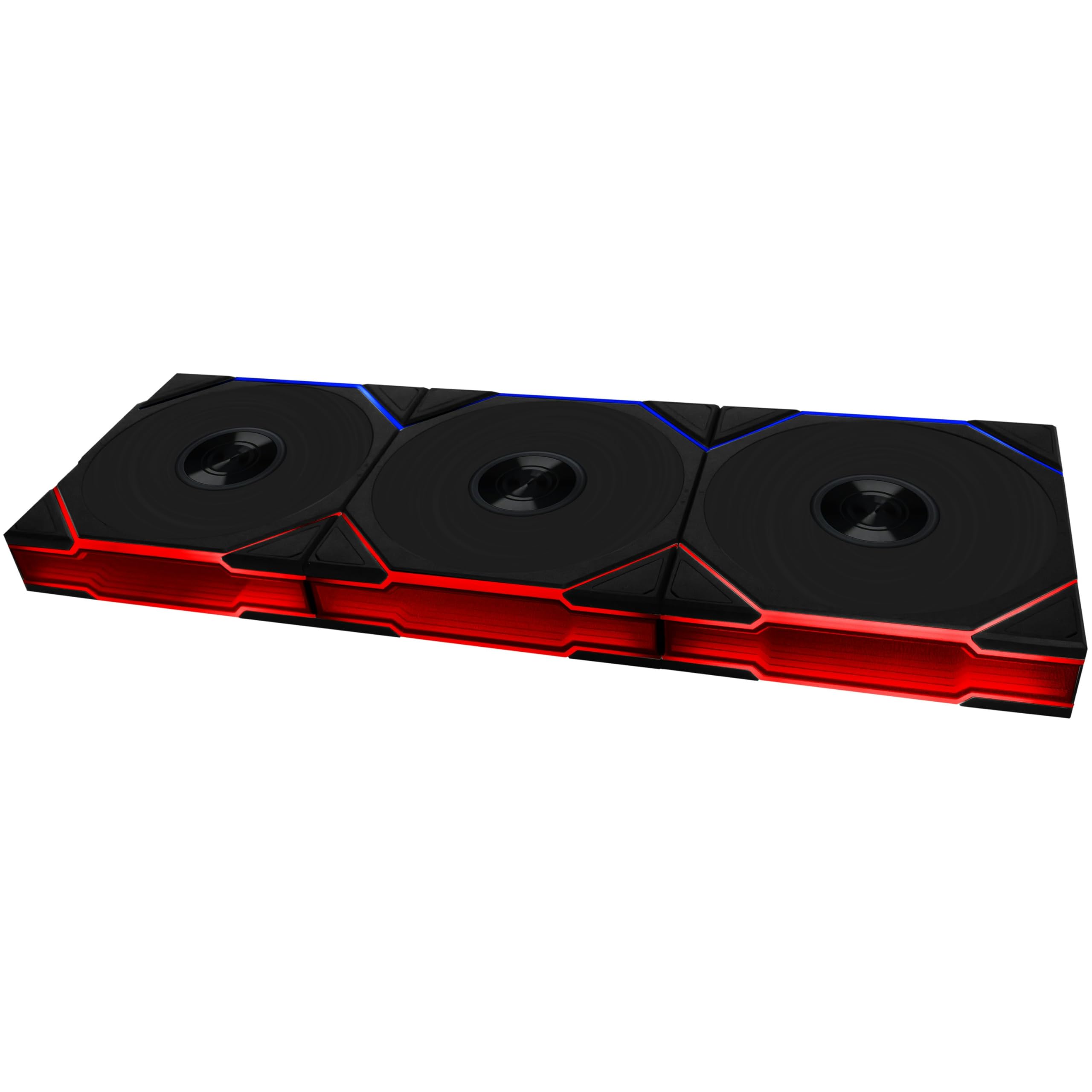Lian Li UNI FAN TL Ventilatore per PC Wireless 120mm RGB - Confezione da 3 ventole per PC da gioco Nero | Ventole PWM - 26 LED ARGB - Fino a 2.600 RPM - Daisy Chain - Flusso d'aria elevato