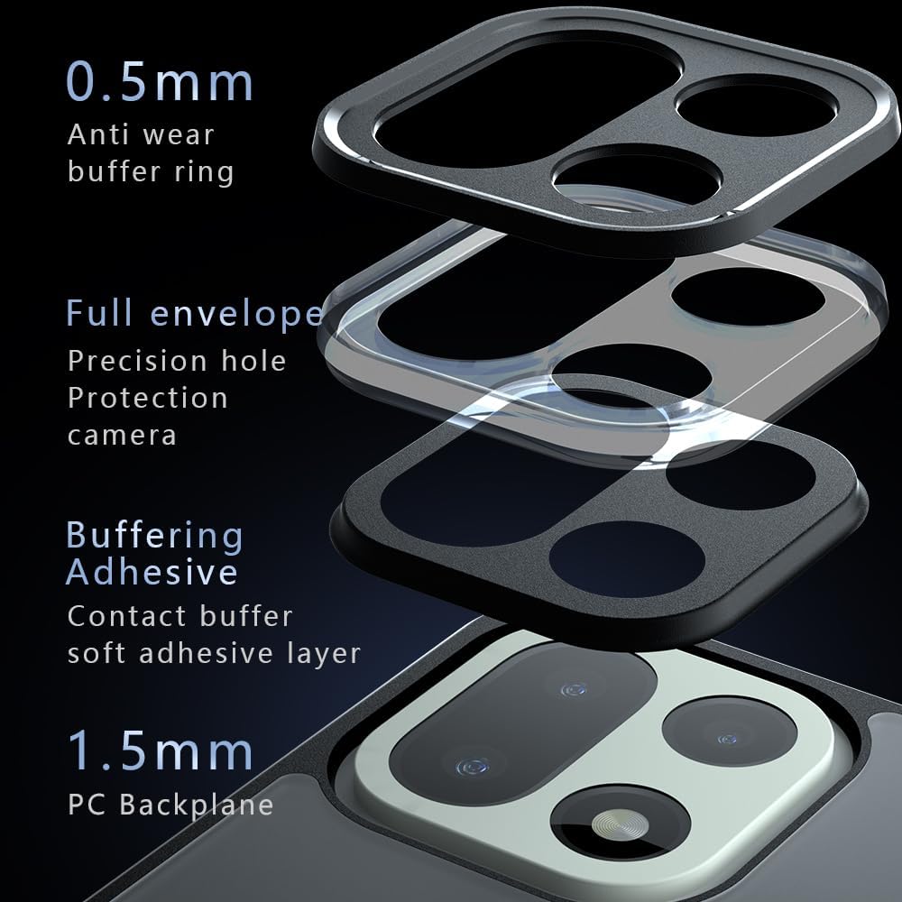 Advanced | Magnetic for OnePlus 15 Case: Translucent Matte Shockproof Phone Case with Camera Cover, One Plus 15 Slim Thin Yet Military Grade Drop Proof Silicone Bumper Case 2026 - view 5