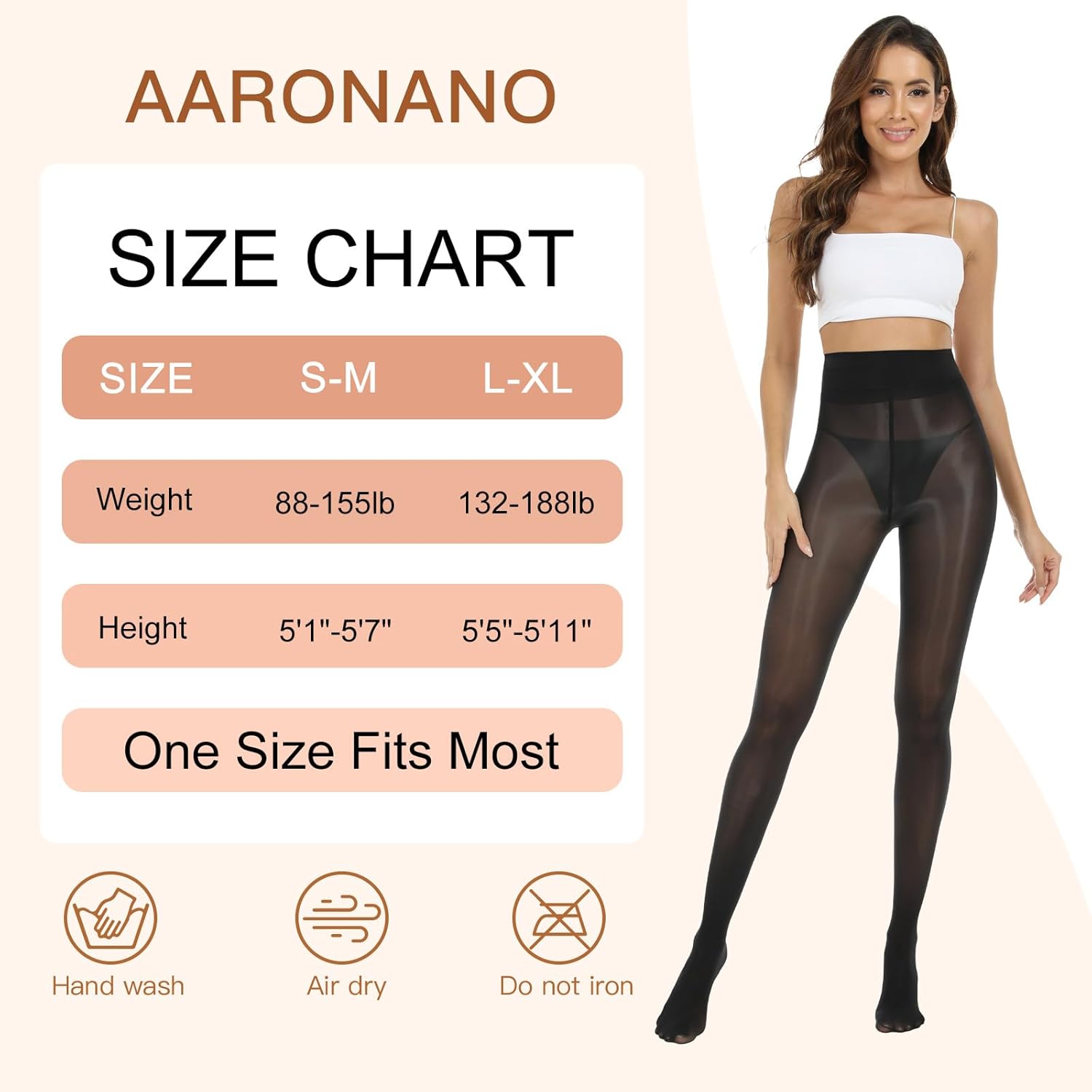 Aaronano 2 Pairs Shiny Pantyhose for Women High Waist Silk Oil Shimmer Sheer Tights - Image 6