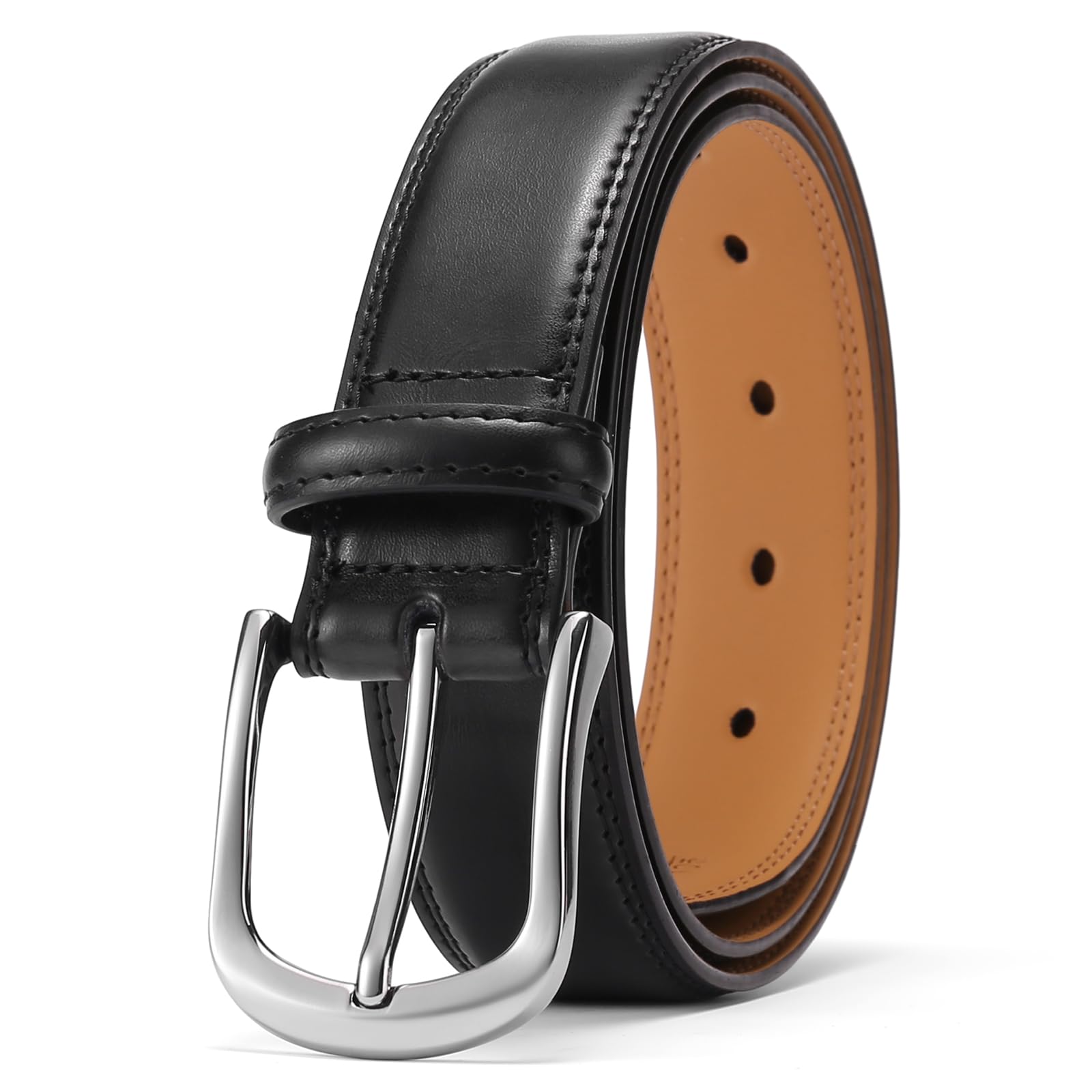 SENDEFN Herren Gürtel, Ledergürtel Herren 35-38 mm Breit, Gürtel Herren für Herren Jeans und Business Anzug, Länge kürzbar mit Geschenkbox Belt
