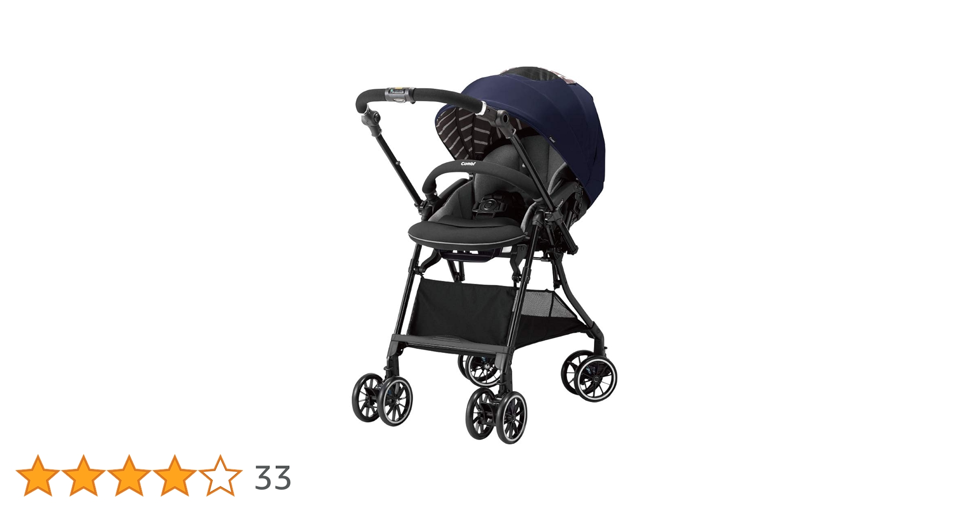 美品！コンビ スゴカルα4キャス エッグショック コンパクト ヘリンボンネイビー スゴカルα 4キャス compact エッグショック HT ヘリンボン