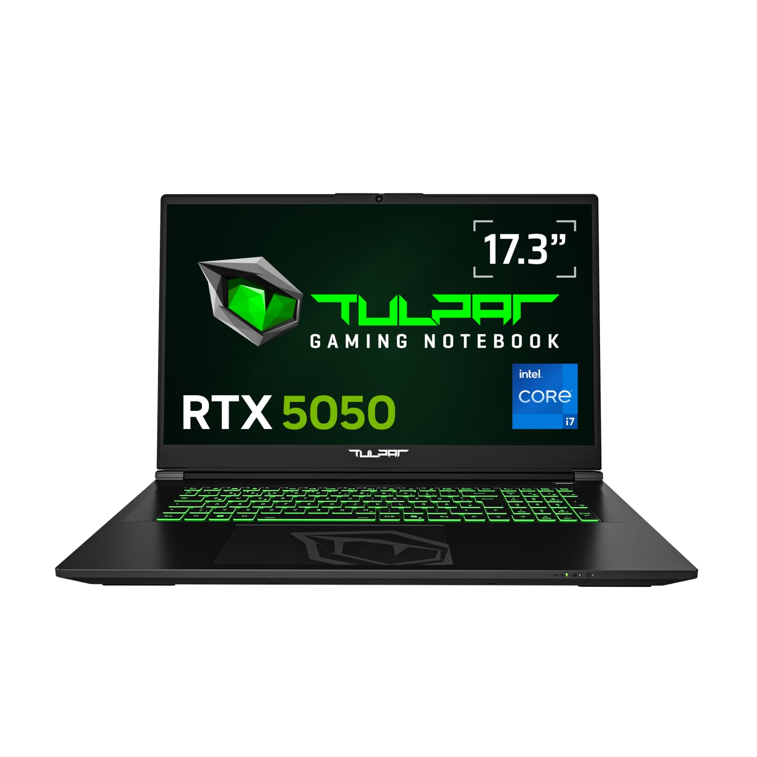 TULPAR A7 V16.2 Gaming Laptop | 17,3'' FHD 1920X1080 144Hz IPS LED-Display | Intel Core i7 13700HX | 16 GB RAM | 1 TB SSD | RTX 5050 | Windows 11 Gaming Notebook