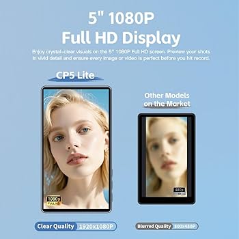 Amazon.co.jp: Shimbol CP5 Lite 5インチ 1080P 自撮りモニター