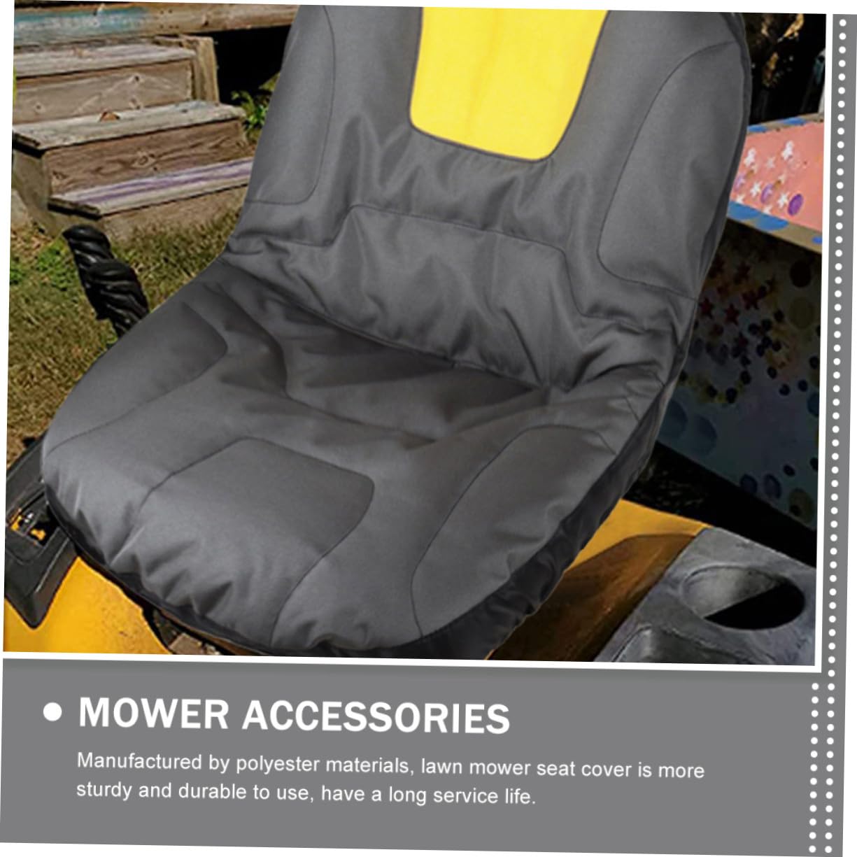 TOYANDONA Funda Protectora para Asiento de Tractor y Resistente al Sol Cubierta Ligera para Cortacésped sin Brazos y Maquinaria Agrícola Protección contra Desgaste y Polvo