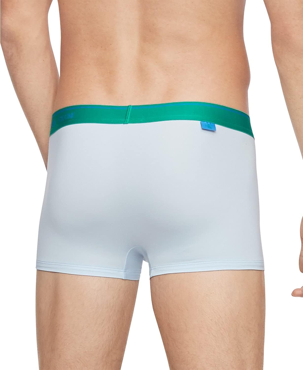 Calvin Klein Men`s CK Black Micro Low Rise Trunk 1 Pack (Blue(NB2225-462)/Green, x_l) - Image 3