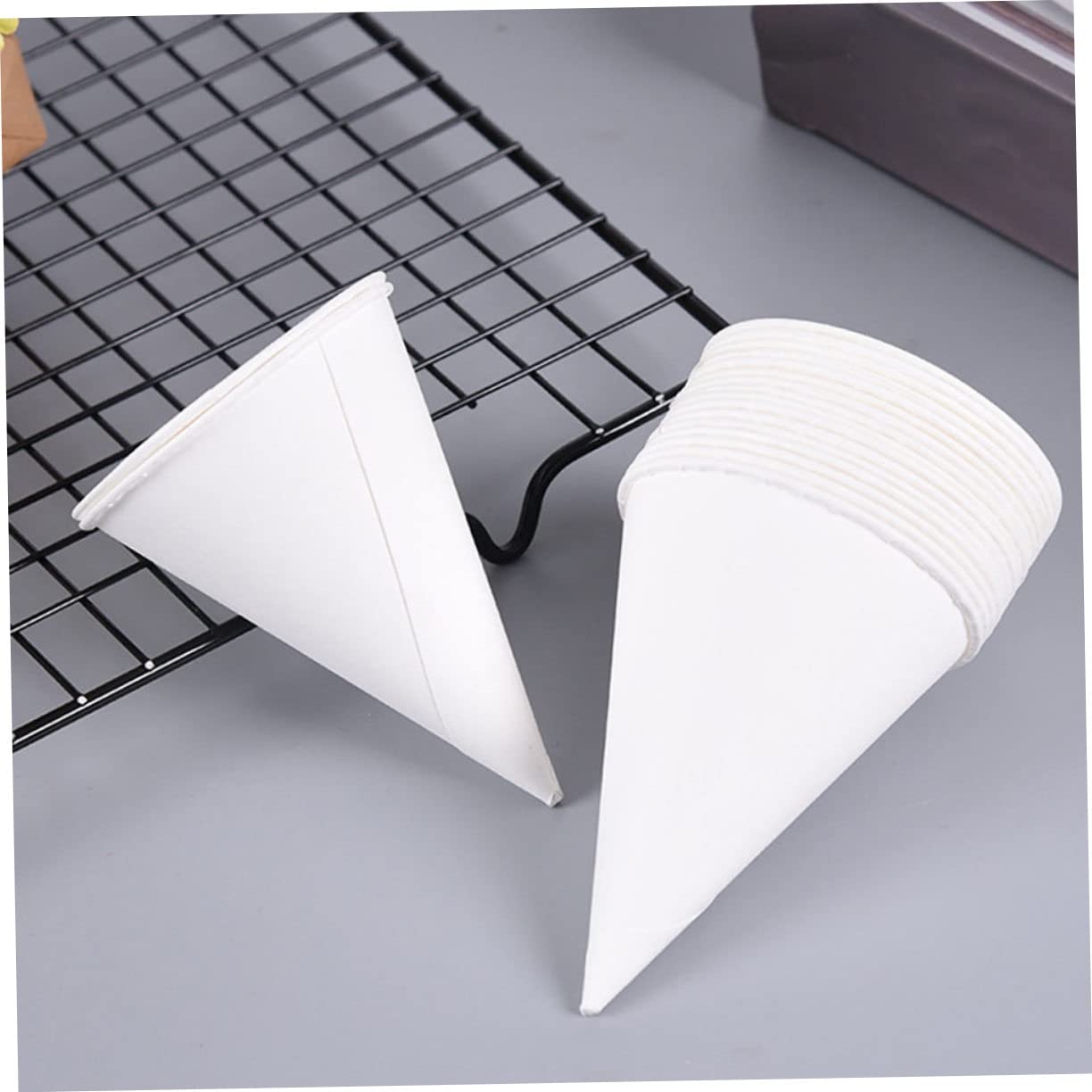 400pezzi Bicchieri Di Carta Usa e Getta Contenitori Per Bevande e Gelati Design Resistente e Pratico Leggeri e Impermeabili Perfetti Per Eventi e Feste