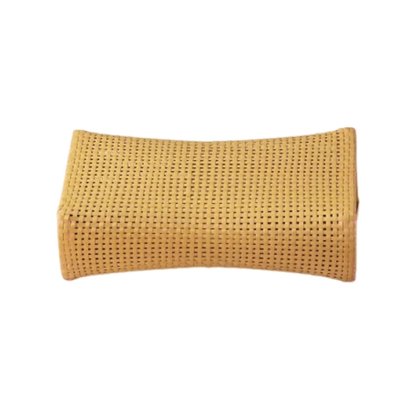 CQAHDSEVF Sauna Headrest Pillow, Wooden Sauna Headrest Pillow Neck Support for Steam Room Bathroom Shower(L)