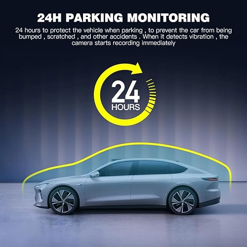 Miniatura 7 de Espejo de cámara de tablero con pantalla táctil de 10 pulgadas con cámaras delanteras y traseras 1080P, visión nocturna, conectividad WiFi y cámara