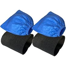 4-Pack Fabric Sponge Filter Cloth Cover Compatible with WD1/MV1 Vacuum Cleaners, Washable Dust Bags for Enhanced Suction and Motor Protection, Blue