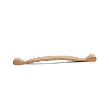 MeFree Eco-Friendly Wooden Yoga Curvature Plank, Aesthetic Support, 60 × 7 cm (Light Brown)