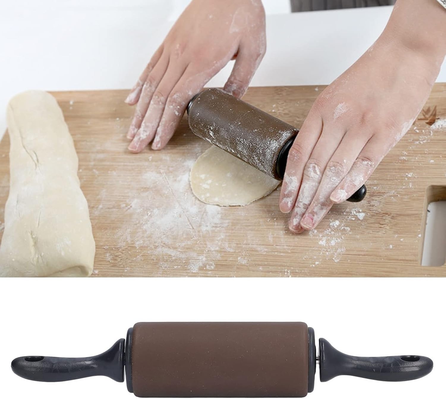 Nudelholz Edelstahl Antihaft Teigrolle Backen Kochen Küchenzubehör