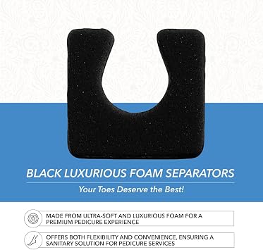 For Pro Sole Toe Separators, Black, 144 Count by For Pro
