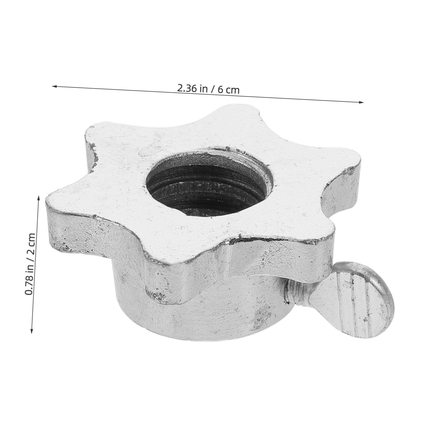 BESPORTBLE Barbell Circlip Dumbbell Nut Dumbbell Screw Nuts Barbell Lock Collars Secure and Stable Construction