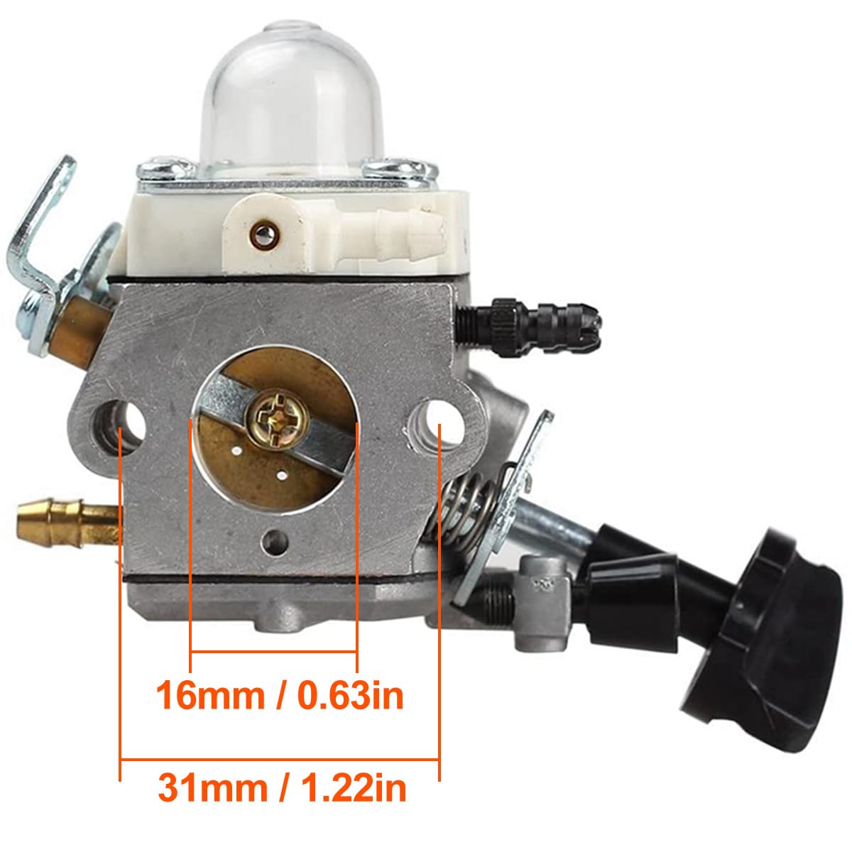 ZAMDOE Carburateur BG86 pour Stihl BG86C moteur de souffleur de feuilles, 4241 120 0623, 4241 120 0616, avec filtre à air HD2 + bougie d'allumage + conduite de carburant + filtre à carburant