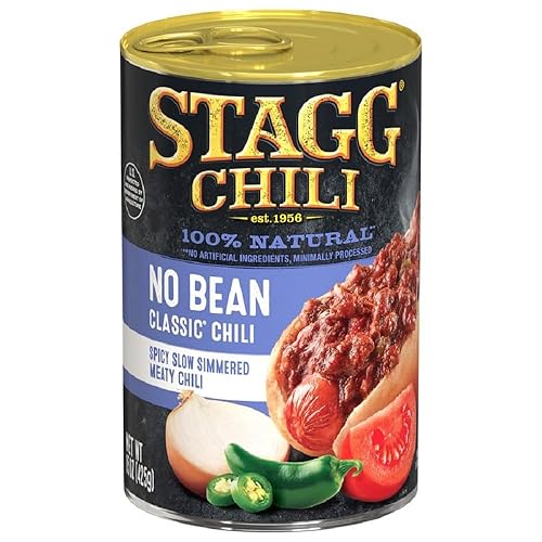 Stagg Chili Clásico sin frijoles, 15 onzas (paquete de 12)