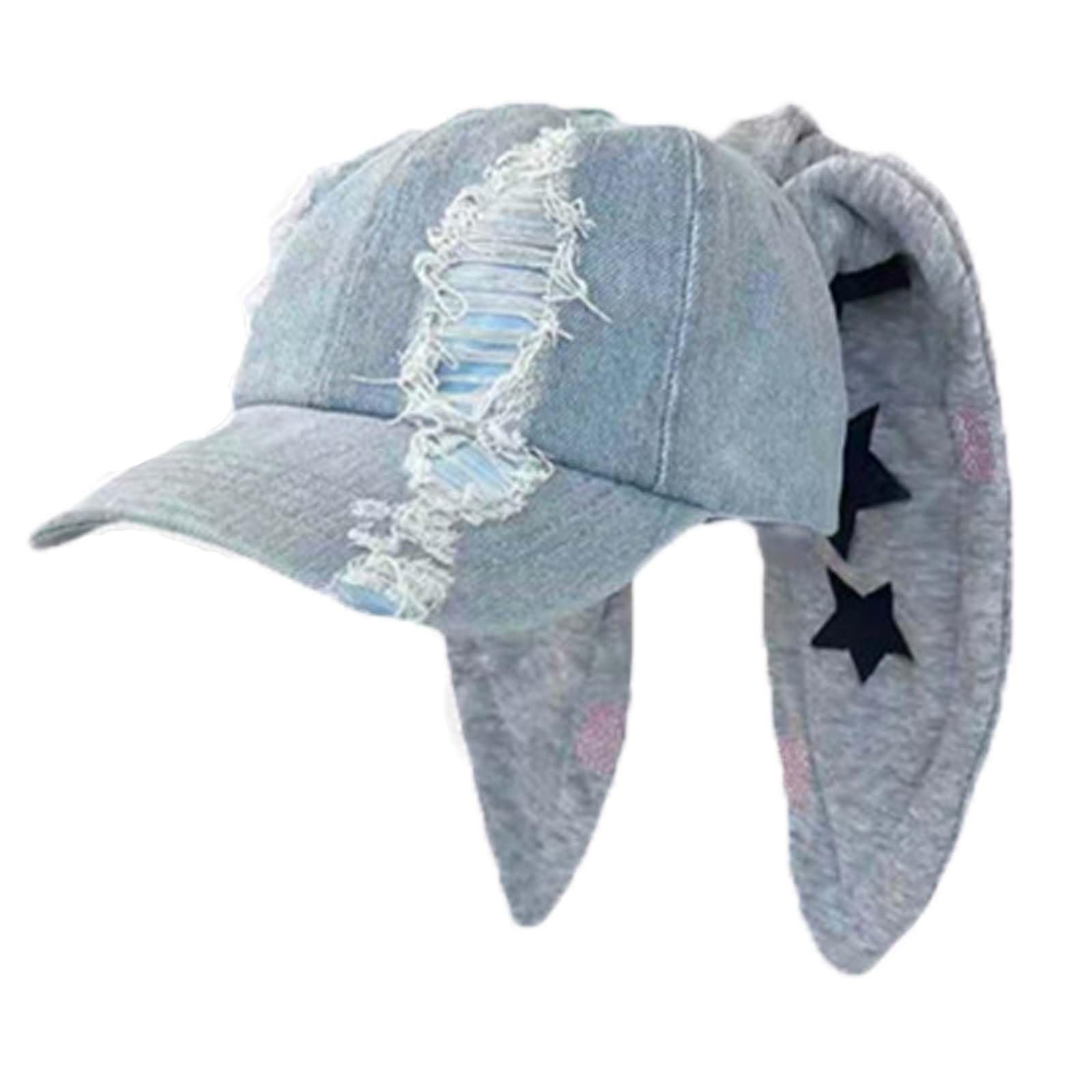 LJRPUPY Y2k Anello di Ferro Cappello Trucker Orecchio di Gatto