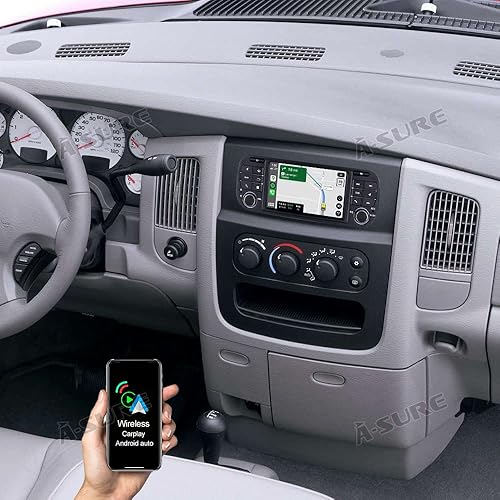 Miniatura 9 de ASURE Android 12 3GB+32GB coche estéreo pantalla táctil navegación unidad para Grand Cherokee Wrangler Liberty Dodge Chrysler Radio con Carplay