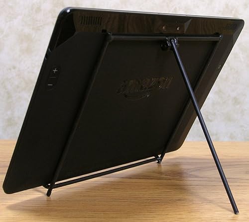 Miniatura 5 de Soportes de exhibición de caballete de metal negro, paquete de 3 caballetes, cada uno mide 6 pulgadas de alto x 6 pulgadas de ancho