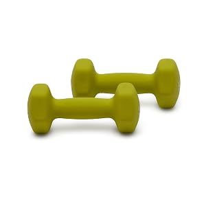 Amazon Basics Neoprene Dumbbell Hand Weights for Exercise and Muscle Toning